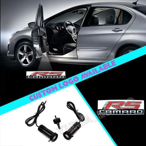 2pcs Camaro RS Logo Car Door Laser Projector LED Lights For Chevrolet Camaro