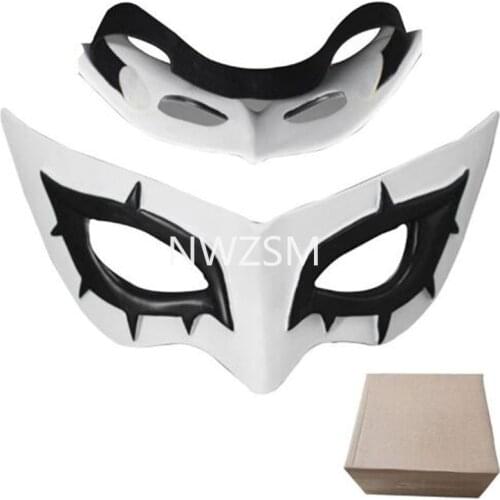 Game Persona 5 Hero Arsene Joker Mask Cosplay ABS Eye Patch Mask Kurusu Akatsuki Cosplay Prop Role Play Mask Halloween Party Cos