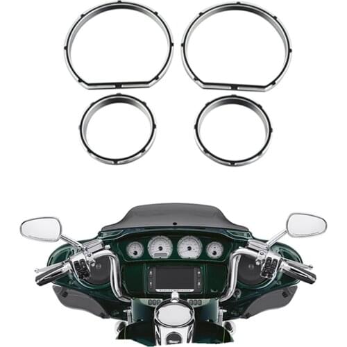 Motorcycle Burst Gauge Bezel Kit For Harley Touring Electra Street Glide 2014-2020 FLHT FLHX