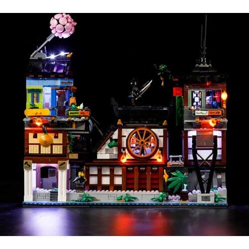 Led Light Set Compatible For 70657 06083 Ninjagoing City Docks Set Building Blocks Bricks (Only LED Light, No Block Kit)