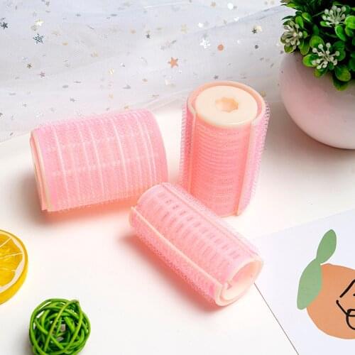 Air Bangs Curling Tube Plastic Curling Iron Self-adhesive Magic Volume Middle Point Bangs Curling Hair Style Tool