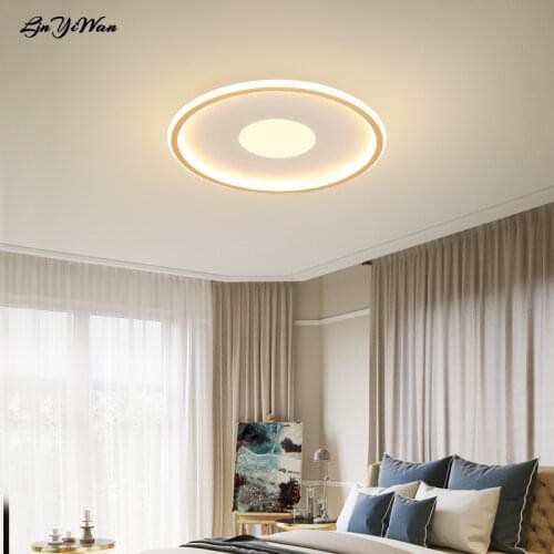 Ceiling lamp led simple modern light in the bedroom round creative ultra-thin cross-border minimalist living room lamp