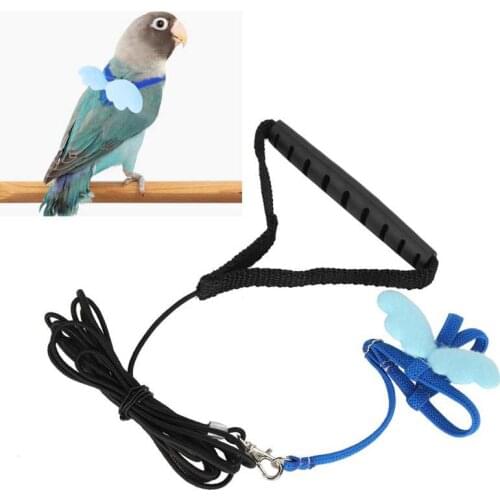 Outdoor Pet Bird Cute Harness Leash Parrot Parakeet Flying Training Adjustable Rope Straps