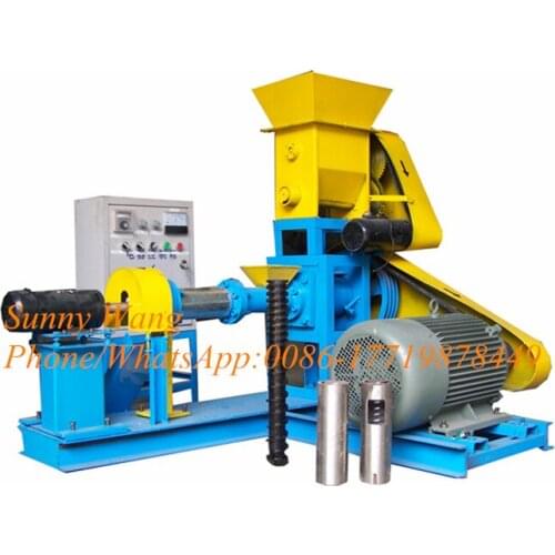 Different moulds fish feed pellet extruder meal making machine pet feed pellet machine