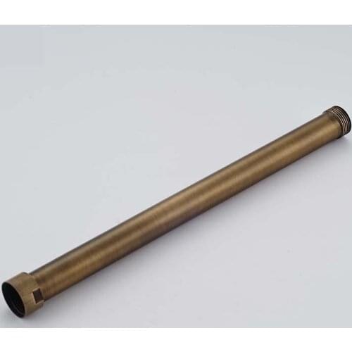 Free Shiping Antique Brass 30cm Extension Tube For Shower Faucet Shower Extend Pipe