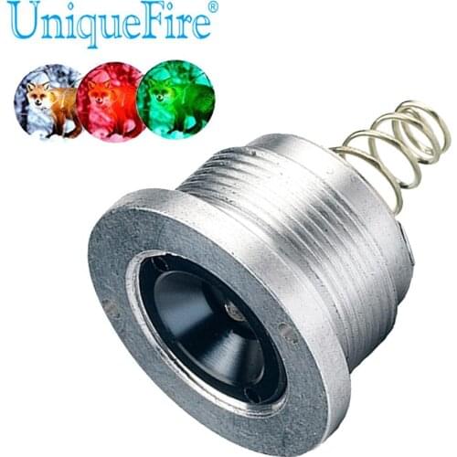 UniqueFire XR-E Green/Red/White Light LED Drop In Pill 3M Lamp Holder For UF-1502 Hunting Camping Flashlight Zoomable Torch