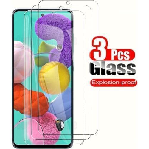 3 PCS/Lot for Samsung Galaxy A51 A71 A41 A31 A21s A21 A11 A01 Protective Glass Svmsung A52 A72 A32 A22 A12 Screen Protector Film
