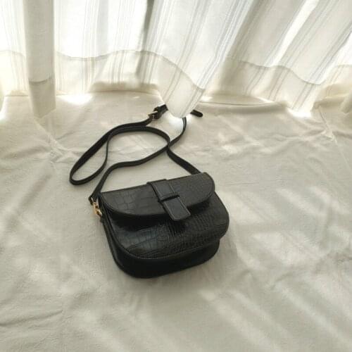 Womens bag 2020 new fashion single shoulder saddle bag retro trend slant span bag purses