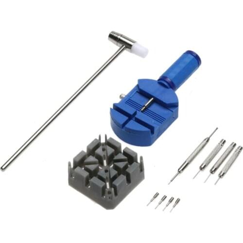 11Pcs/set Watch Link For Band Slit Strap Bracelet Chain Pin Remover Adjuster Repair Tool Kit For Men Women Watch