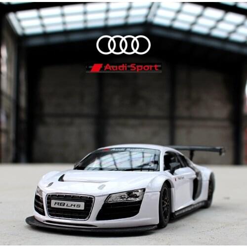 1:24 Audi R8 alloy car model Diecasts & Toy Vehicles Collect gifts Non-remote control type transport toy