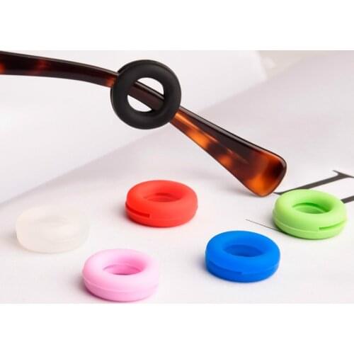 20Pairs Round Shaped Silicone Anti Slip Glasses Ear Hook Eyeglasses Holder Spectacle Temple Tip Anit-Slip Ear Holder For Glasses