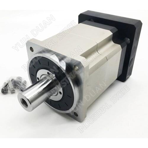 7 :1 Helical gear planetary Gearbox Reducer 3Arcmin 22mm input For NEMA52 120mm 130mm 1KW 2KW 3KW AC Servo Motor Robot CNC