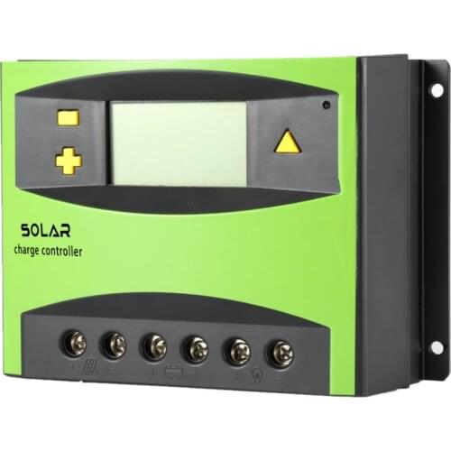 DAMUII LS 30A/40A/50A/60A 12V24V Auto 48V Solar Charge Controller PWM Controllers LCD Dual USB 5V Output Solar Panel PV Quanlity