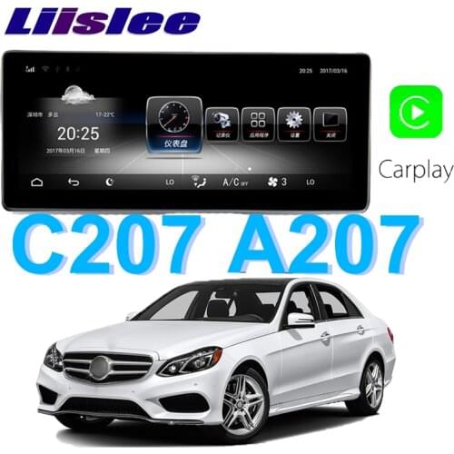 Liislee Car Multimedia Player NAVI For Mercedes Benz MB C207 A207 2009~2017 Double Door Car Radio Stereo GPS Navigation CarPlay