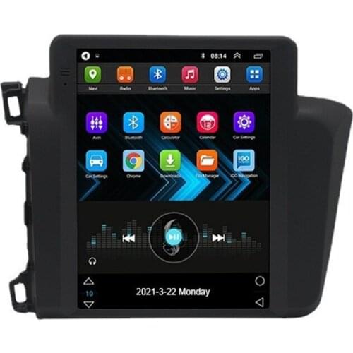 Overseas Cross-border Goods Are Applicable To Honda Civic Vertical Screen Android Large Smart Screen Navigation Player GPS