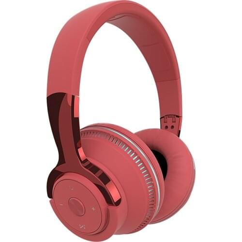 H2 Wireless Bluetooth Headset Colorful Lighting Game Foldable Headset Support Bluetooth/AUX Wired/Card Playback