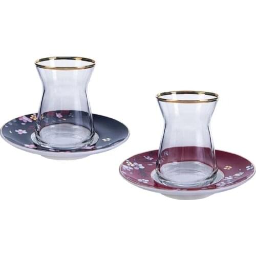 Karaca Fuuka 12 Piece 6 Person Tea Set