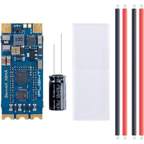 IFlight SucceX X80A 80A ESC 2-8S BLHeli-32 bit X-Class Single ESC Support DShot150/300/600/1200/MultiShot/OneShot RC Drone FPV