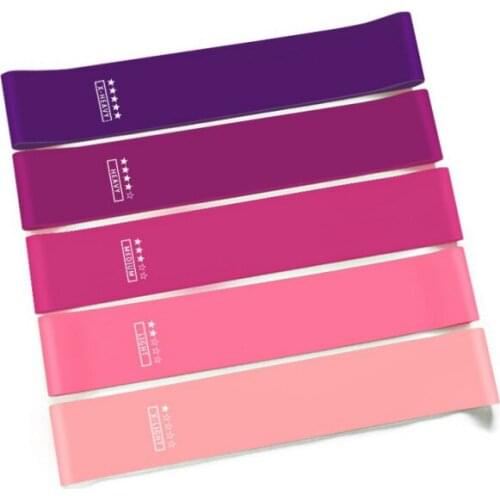 Yoga Resistance Rubber Bands Indoor Outdoor Fitness Equipment 5 Colors 0.35mm-1.1mm Pilates Sport Training Workout Elastic Bands