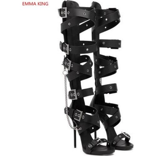 Женские туфли с открытым носом EMMA KING China At AliExpress