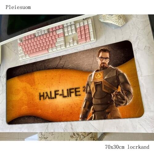 Half life mouse pad gamer 700x300x4mm gaming mousepad Beautiful notbook desk mat Birthday padmouse games pc gamer mats gamepad