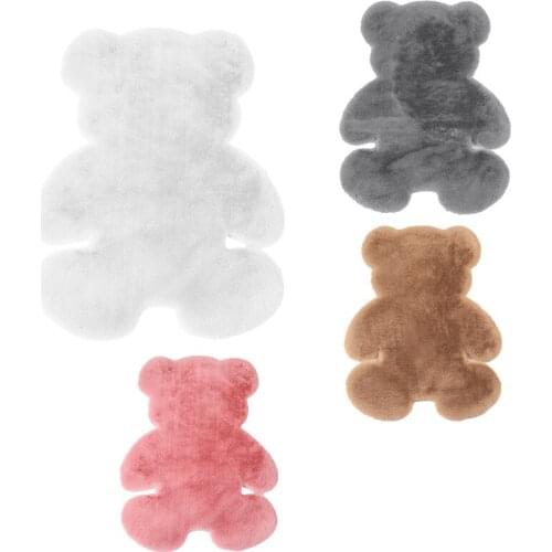 Bear Rug Soft Carpet Living Room Bedroom Children Room Antiskid Mat Fluffy Floor Carpets Decor Rugs Doormat