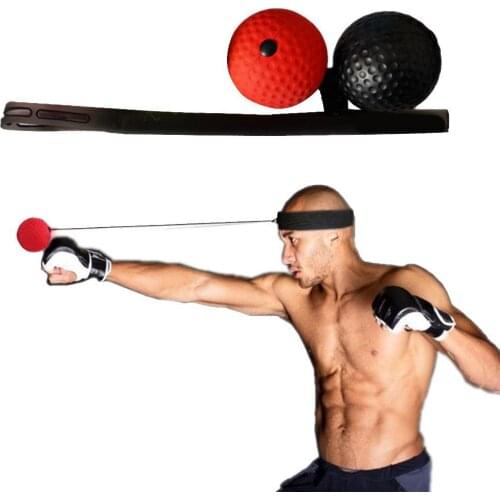 Boxing Reflexivity Speed Punch Ball Gym Exercise Adjustable Headband Fighting Speed Training Muay Thai Exercise Boxing Ball