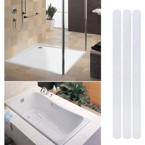 12pcs Anti Slip Bath Mat 20x2cm Grip Stickers Non Slip Shower Strips Flooring Safety Tape Mat Pad PVC Anti Slip Bathroom Mat