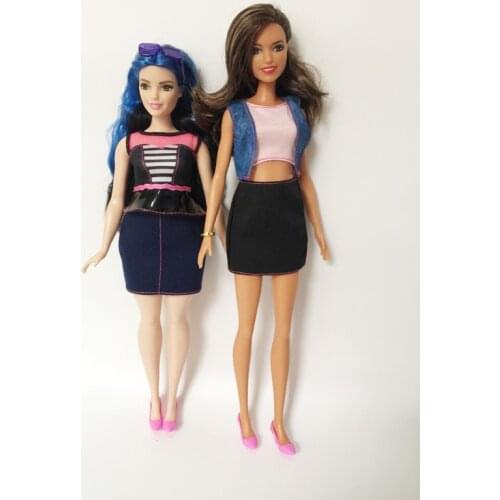 New styles shoes high heel shoes flat foot shoes black shoes silver shoes for your Tall and curvy barbie dolls BBI00900