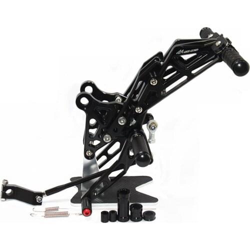 For Honda GROM MSX125 2013 2014 2015 CNC Adjustable Footrests Foot Pegs Rider Rearsets Foot Rest With Passenger Pedal