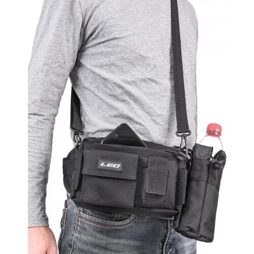 Fishing Bags Oxford Cloth Multifunctional Fishing Tackle Bag Sports Shoulder Bag Crossbody Bags Waterproof Waist Bag