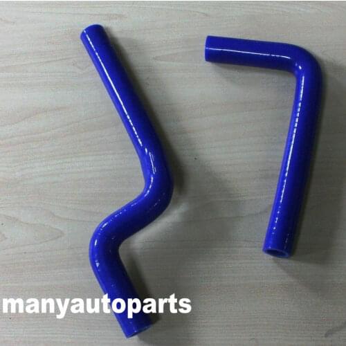 Silicone radiator hose for Kawasaki KX125 KX 125 2-stroke 1987-1989 87 88 89 1987 1988 1989