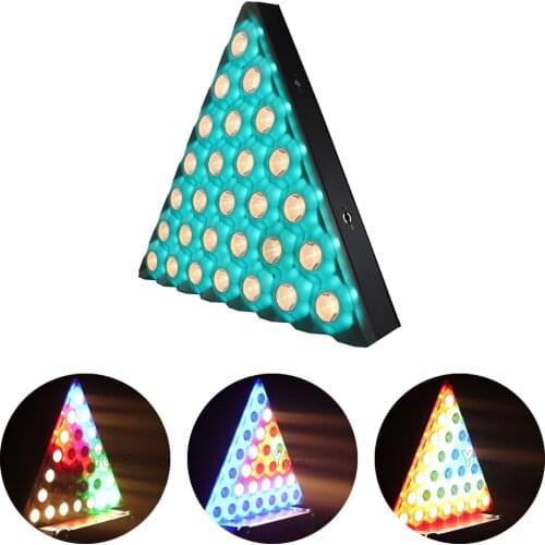 LED Triangle Matrix 28x5W RGB 3IN1 DMX Stage Effect Lighting DJ Controller Music Strobe Disco Home Party Concert Ball Hall Bar