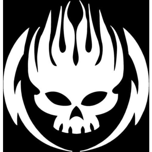 Vinyl skeleton skull sticker helmet skateboard car window glass Laptop Locker