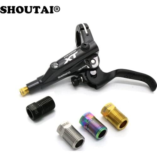 BIke TC4 Titanium Brake Oil Pipe Interface Adapter Screw For Shimano XT M800 Bicycle Parts