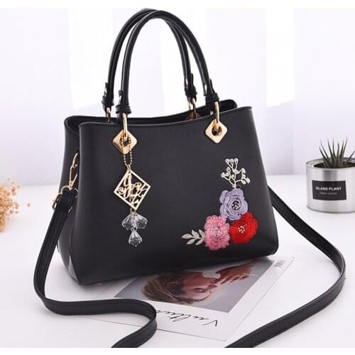 YINGPEI Women Bag Vintage Casual Tote Fashion Women Messenger Bags Shoulder student Handbag Purse Wallet Leather 2018 New Black