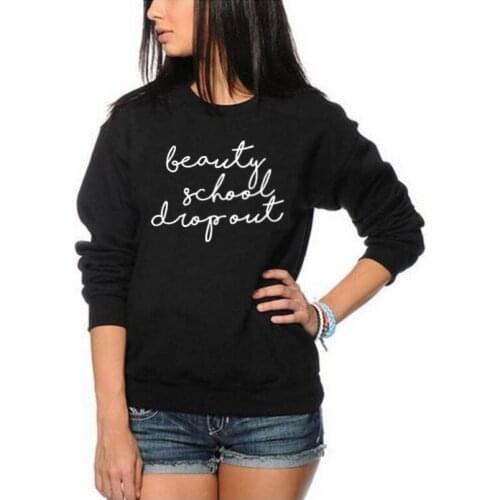 Women Tops Japanese The Hoopers Album Beauty School Drop Out Sweatshirt O-neck Autumn Crewneck Hoodies Long Sleeve Pullover