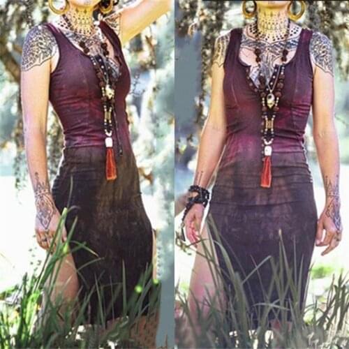 New Vintage Women Dress Gothic Medieval Cosplay V-neck Costumes Halloween Renaissance Victoria Middle Ages Clothing