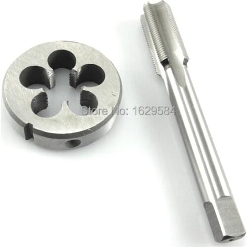 2x set 1/2-28 TPI Tap and Die Set UNEF HSS Right Hand Tap 1/2" Diameter