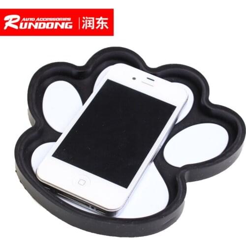 Shunwei 3D bear paw anti-skid pad mobile phone anti-skid pad black sd-1028