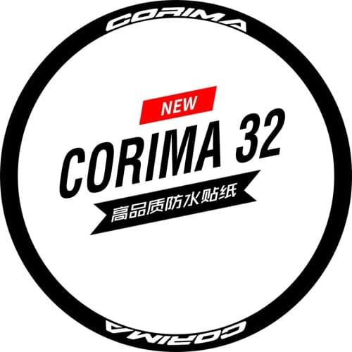 700c road bicycle carbon wheelset sticker 30/38/40/50/55/60/80/88mm brand road bicycle wheels sticker for CORIMA 32 Mcc Astana