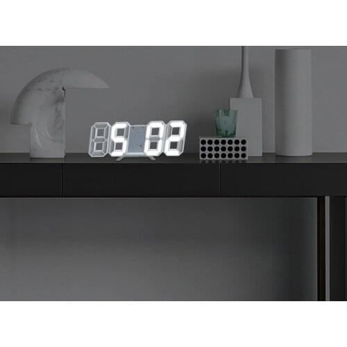 3D Large LED Digital Wall Clock Date Time Celsius Nightlight Display Table Desktop Clocks Alarm Clock From Living Room