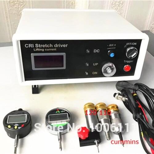 Common Rail Injector Nozzle Electromagnetic Valve Armature Lift Travel Testing Tools With BOSCHH 110 120 CUMINNSS Measuring Seat