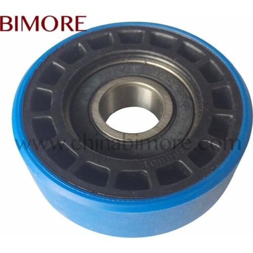 Elevator escalator parts Escalator Step Rollers OD75mm Thickness 23.5mm Bearing 6204RS