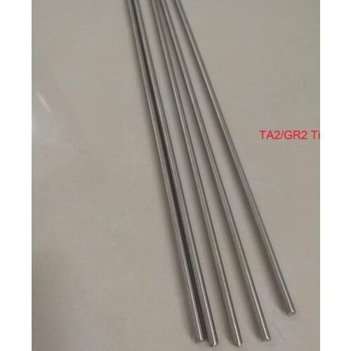 DIY Material3mm/4mm/5mm/6mm Ta2 Titanium Bars Industry Experiment Research DIY GR2 Ti Rod,about 300 mm/pc,5pcs/lot