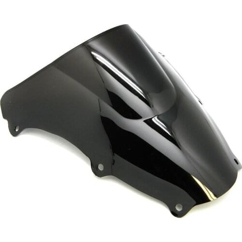 Motorcycle Black Double Bubble Windscreen Windshield Screen ABS Shield Fit For Suzuki SV650 SV650S 2003-2012 SV1000 SV1000S 2003