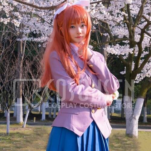 Game Sayori Yuri Natsuki Monika Uniform dress Adult Cosplay Costume COSPLAYONSEN All Sizes
