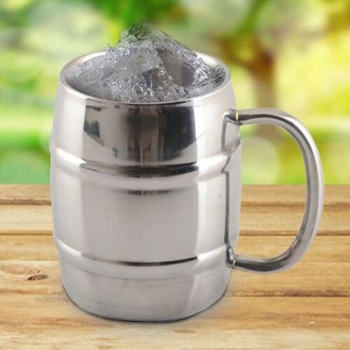 Double Wall Stainless Steel Coffee Mug Portable Cup Travel Tumbler Coffee Jug Milk Tea Cups Double Office Water Mugs