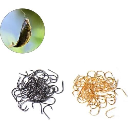 Lixada Fishing Hooks 500pcs Carbon Steel 3# -12# 10 Sizes Fish Hooks with Hole Fishing Tackle Box Carp Fishing Pesca