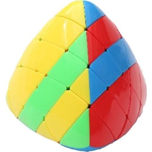 Newest Shengshou 4x4 Mastermorphix Stickerless Colorful Speed Cube Magic Puzzle Cubes Educationl Toys for Kids Drop Shipping